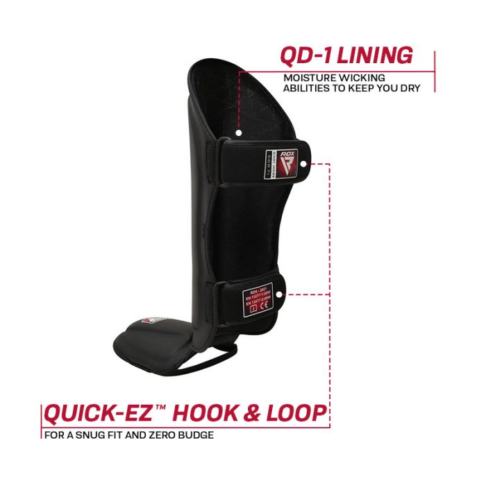 RDX T1 Leather Shin Instep Guards RDX® Sports UK