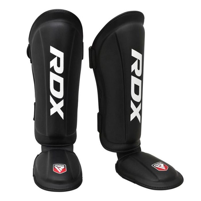 Approved by SATRA Neoprene Instep Leg Protector Foam Pads Protective Gear for Martial Arts Muay Thai BJJ Training and Boxing Sparring RDX Shin Guards for Kickboxing MMA Fighting 
