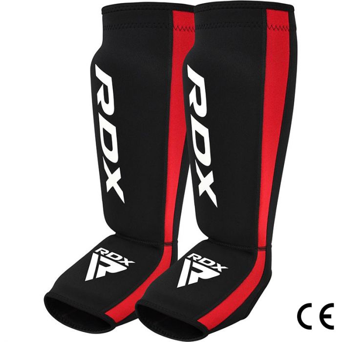 RDX MMA Shin Instep Foam Pad Support Boxing Leg Guards Foot Protective Gear Kickboxing S Red