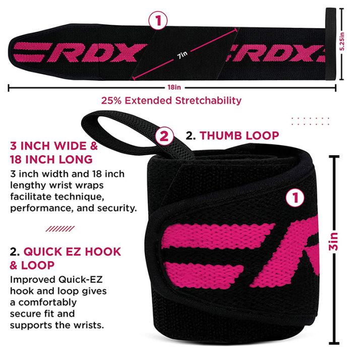 RDX W2P Wrist Wraps RDX® Sports UK