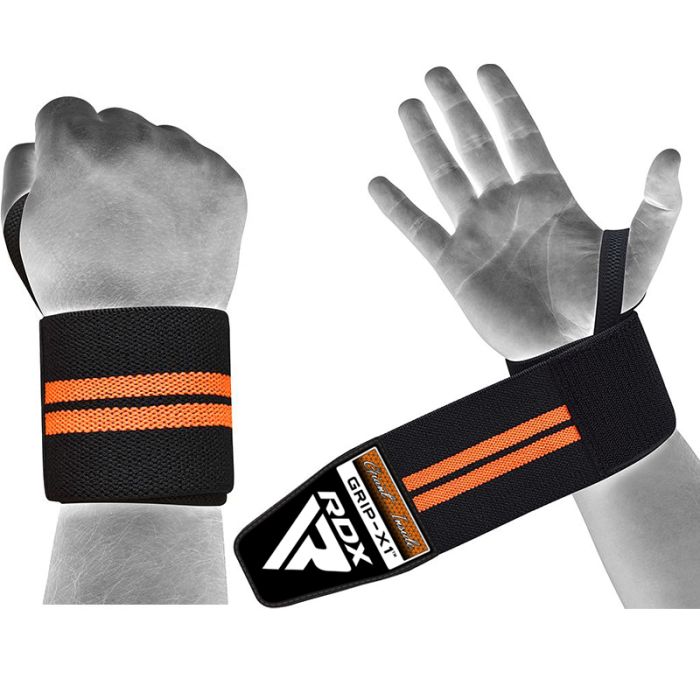 MRK Padded Wrist Supports Weight Lifting Bar Straps Training Gym Gloves Hand Pro 