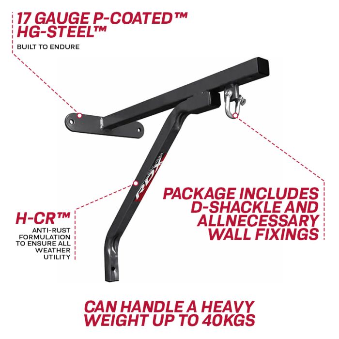 RDX X1 Punch Bag Steel Wall Bracket RDX® Sports US