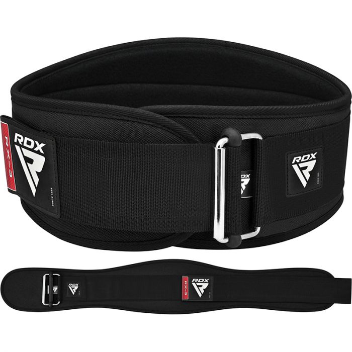 RDX 4 layer Leather Weight Lifting Belt Back Support Training Gym Fitness Strap 