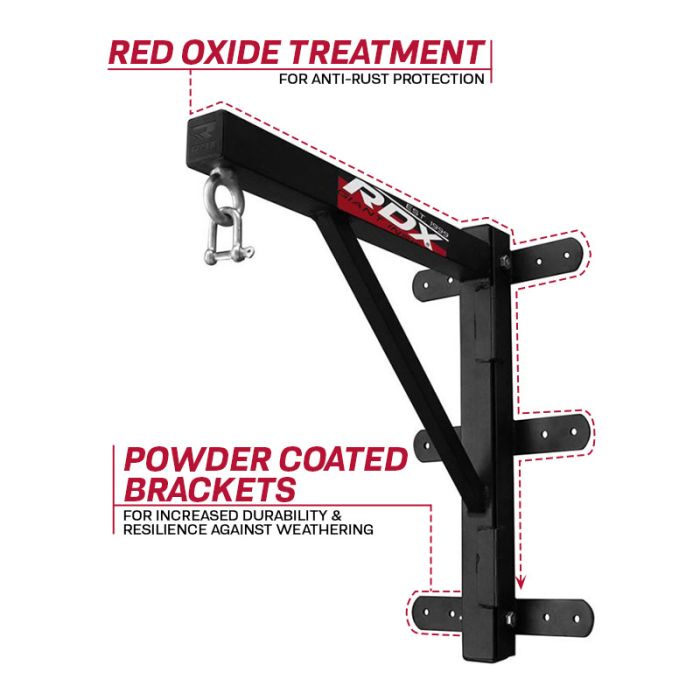 RDX X4 2ft Folding Punch Bag Wall Bracket RDX® Sports EU
