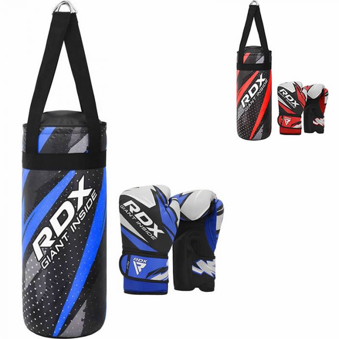 Shield Sports Boxing Punching Bag set with Chain I Gloves I Ceiling Hook 