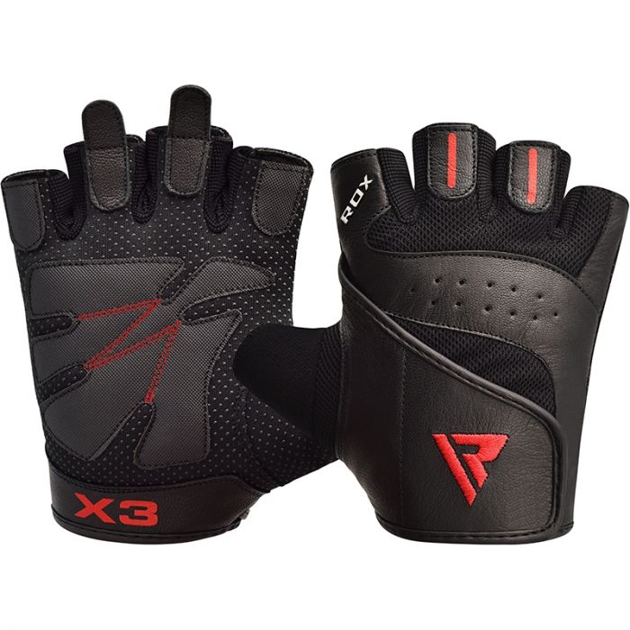 Great Grip for Fitness Weightlifting Powerlifting Breathable with Anti Slip Palm Protection RDX Weight Lifting Gloves for Gym Workout Strength Training & Exercise Bodybuilding