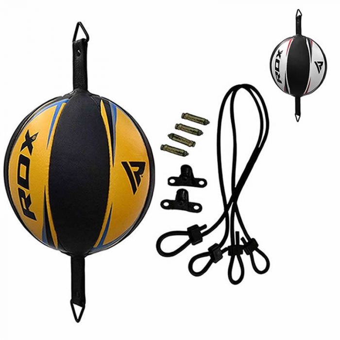 FLOOR TO CEILING BALL SPEED DOUBLE END BOXING MMA TRAINING PUNCHING EXERCISE FIT 