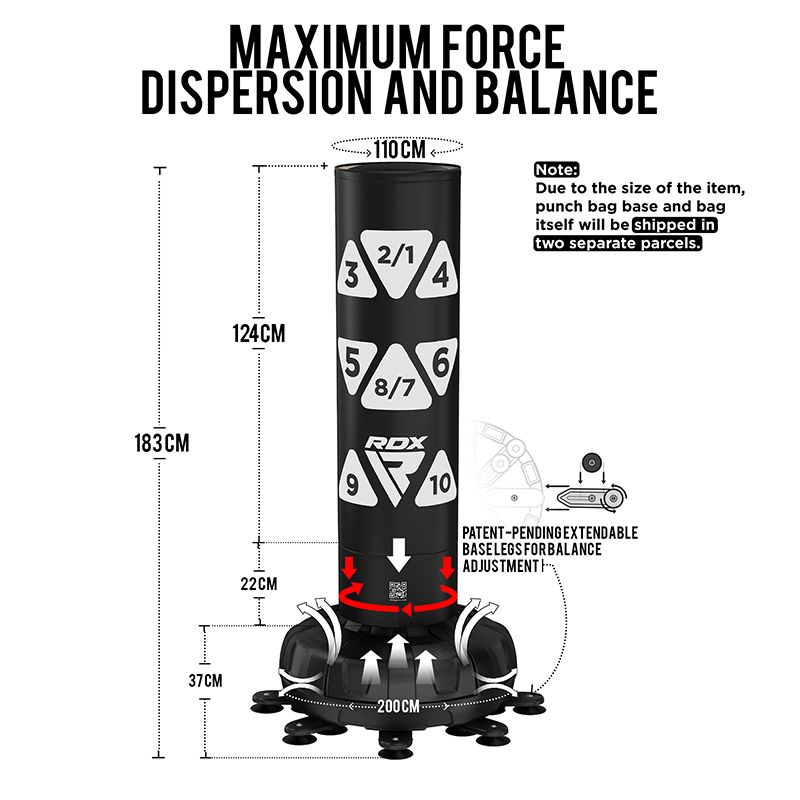 Punching bag for toughest blows RDX sports RDX® Sports US