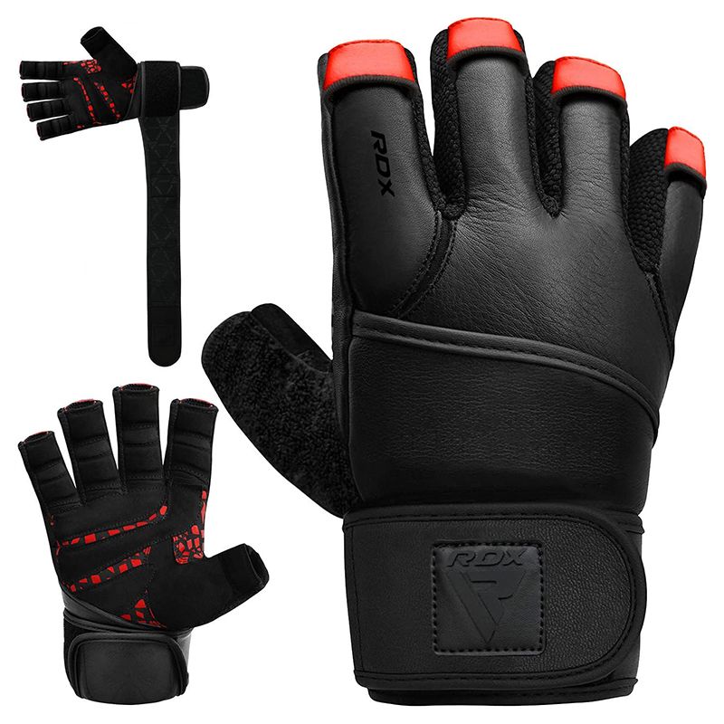 RDX L7 Weight Lifting Leather Gym Gloves RDX® Sports