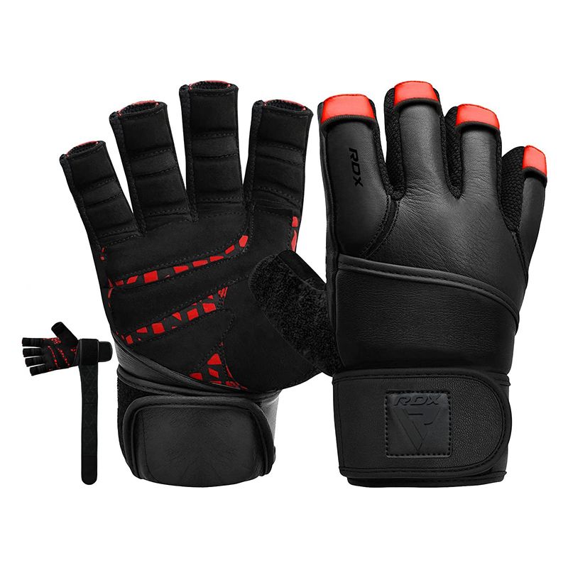 RDX L7 Weight Lifting Leather Gym Gloves RDX® Sports