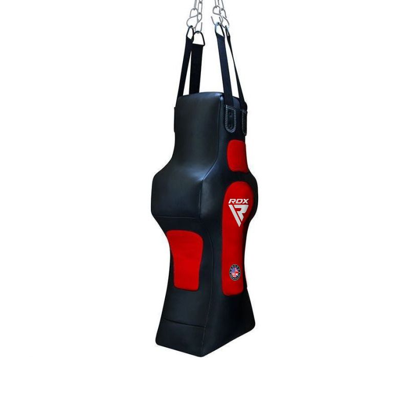 RDX TDR 3in1 Hanging Filled Face Punch Bag with Mitts Set RDX