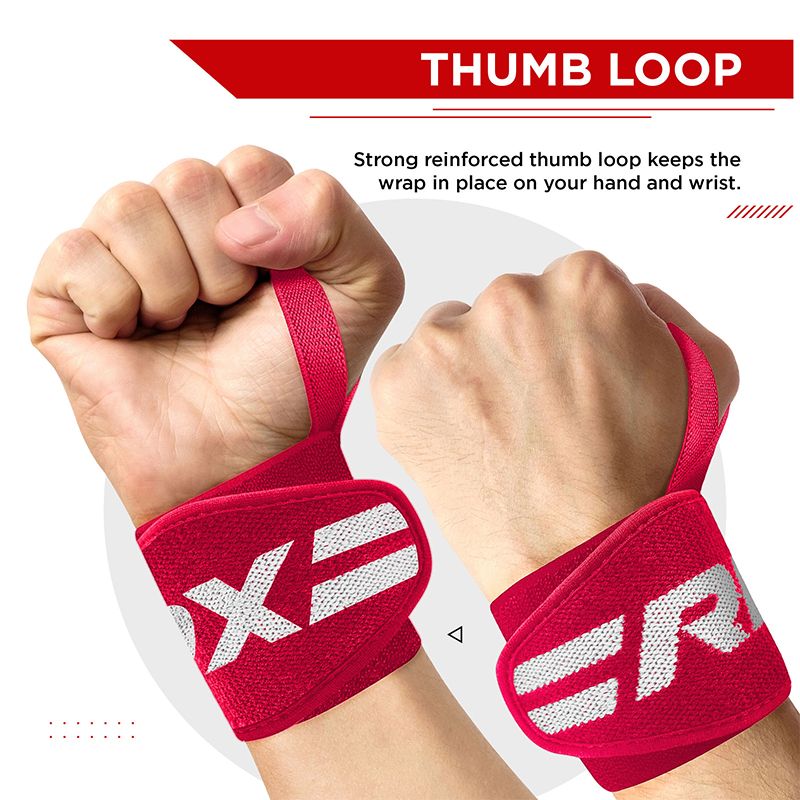 RDX W2 Powerlifting Wrist Wraps Pink for Women RDX® Sports EU