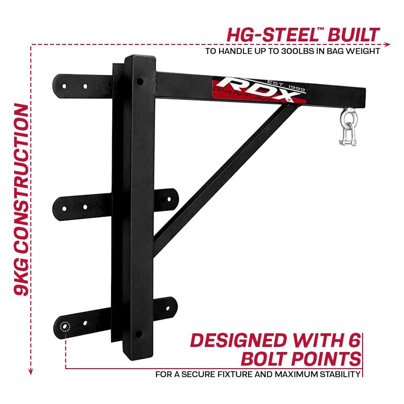 RDX X4 2ft Folding Punch Bag Wall Bracket RDX® Sports EU
