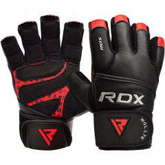 RDX Half Finger Gym Weight Lifting Gloves Training Workout Wrist Support Fitness 