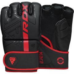 RDX Leather Grappling Training MMA Gloves Sparring Punching Cage Fighting CA 