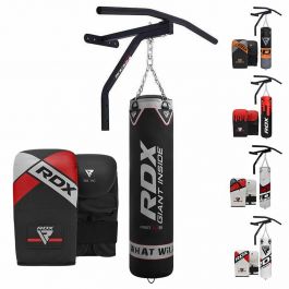CGC Focus Pads and Boxing Gloves MMA Gym Training Set Hook & Jab Fight Punch Bag 