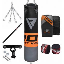 Punching Bag Boxing Punch Unfilled Core Adult Sport Sparring MMA Kicking Trainer 