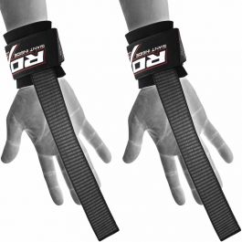 Weight Lifting Training Gym Straps Hand Bar Wrist Support Gloves Wrap Paded 