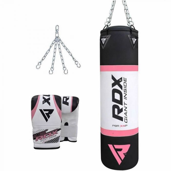 pink boxing pads
