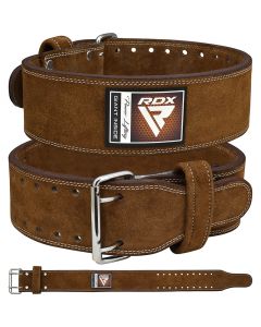 RDX 4PN Leather 10mm Powerlifting Belt 