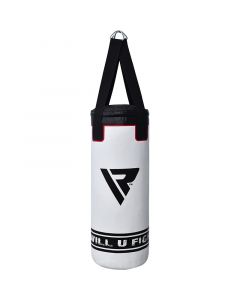 Fansport Punching Bag Set Unfilled Boxing Bag with Thai Training Gloves Mouth Guard