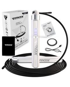 RDX 75P Rechargeable 10.3ft Smart Digital Counter Skipping Rope with USB & App