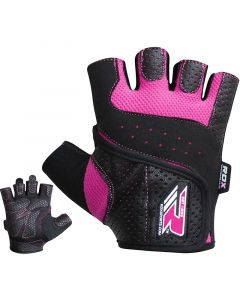 RDX S5 Small Pink Lycra Weight lifting gloves