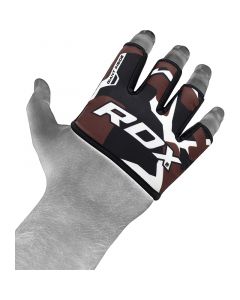RDX 4B Brown Camo Weight Lifting Grips