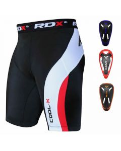 RDX MB Small Blue Neoprene Thermal Compression Shorts & Groin cup