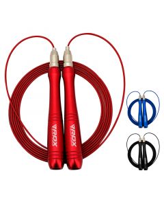 RDX W2 Adjustable 10.3ft Skipping Rope with Non-Slip Aluminum Handles