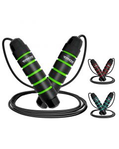 RDX W1 Weighted Jump Rope With Foam Handels