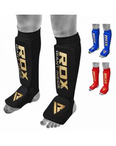 RDX SI MMA Red Shin Instep Guards