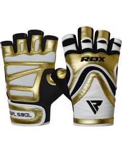 RDX S9 Glaze Extra Small Golden Leather Cross training gloves 