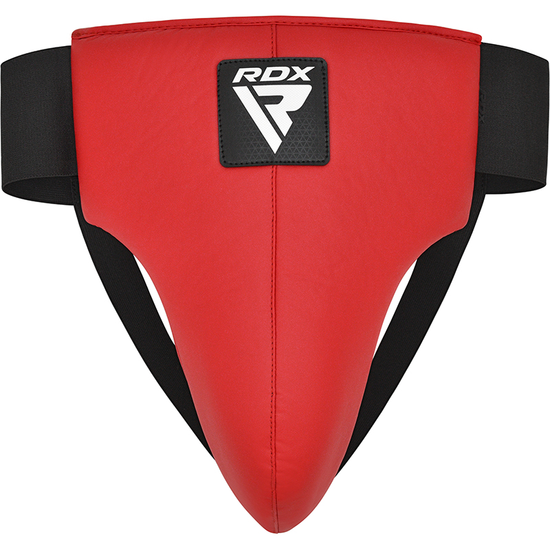 RDX X1 CE Certified Groin Guard Protector For Boxing, MMA Training-S-Red