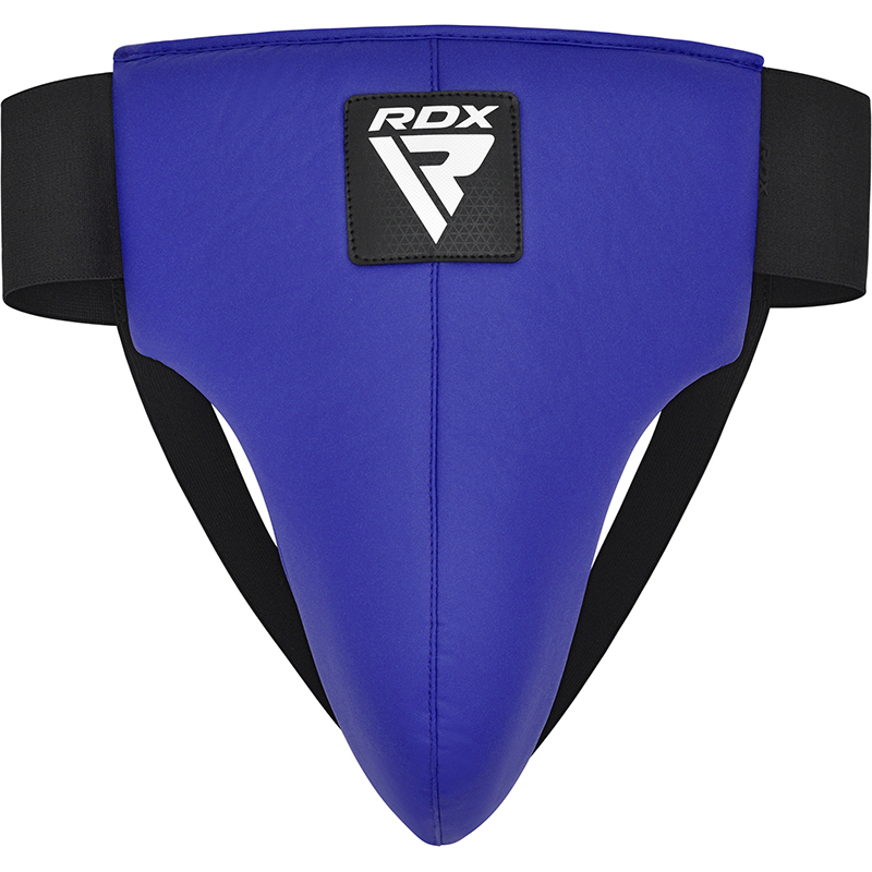 RDX X1 CE Certified Groin Guard Protector For Boxing, MMA Training-S-Blue