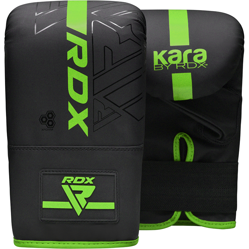 RDX F6 KARA Boxhandschuhe 4oz Grün PU Leder