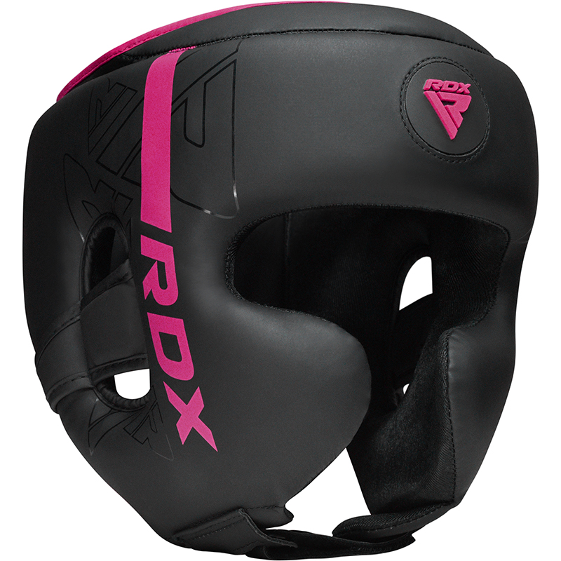 RDX F6 KARA Kopfschutz L Rosa PU Leder