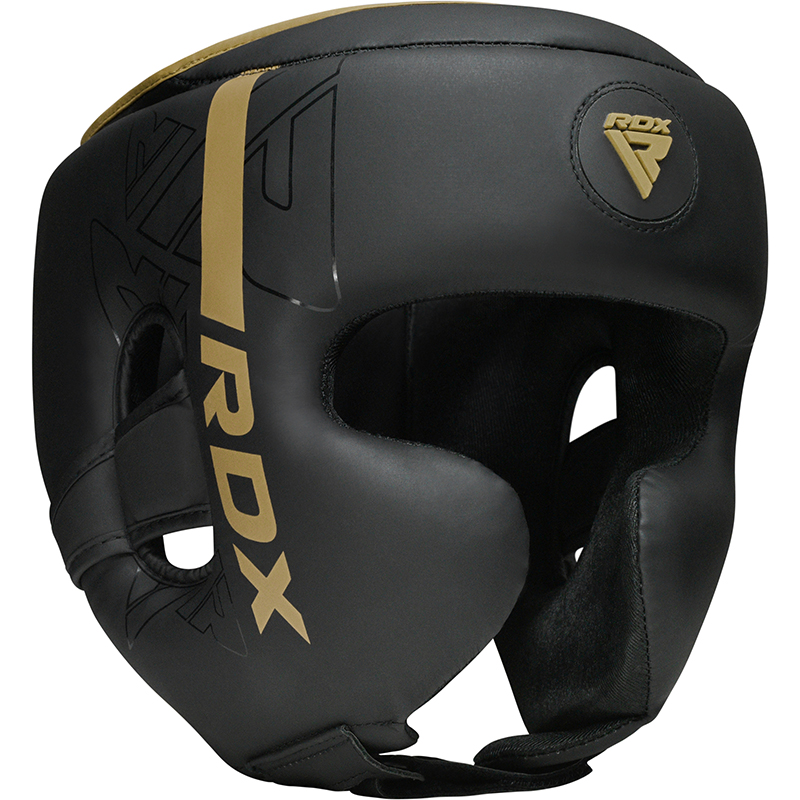 RDX F6 KARA Kopfschutz S Golden PU Leder