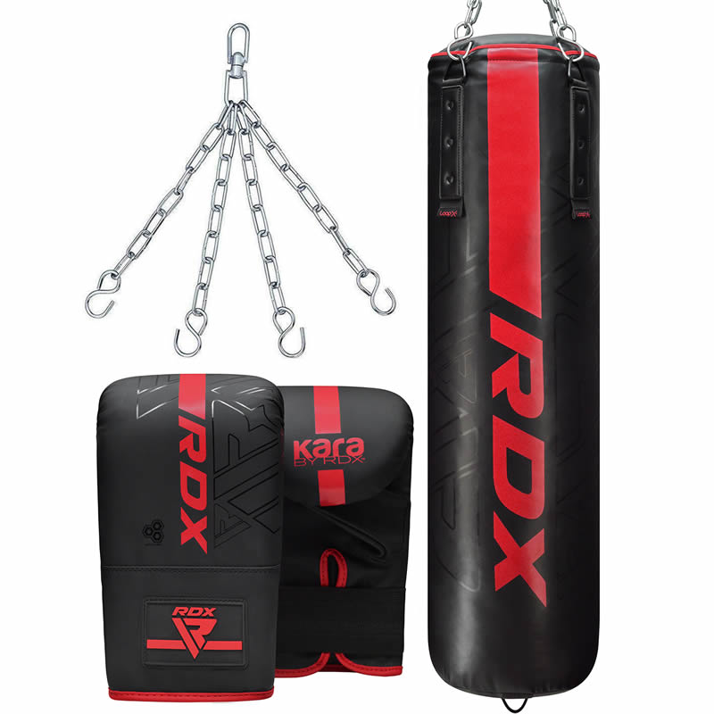 RDX F6 KARA 4ft/5ft Punch Bag & Bag Gloves