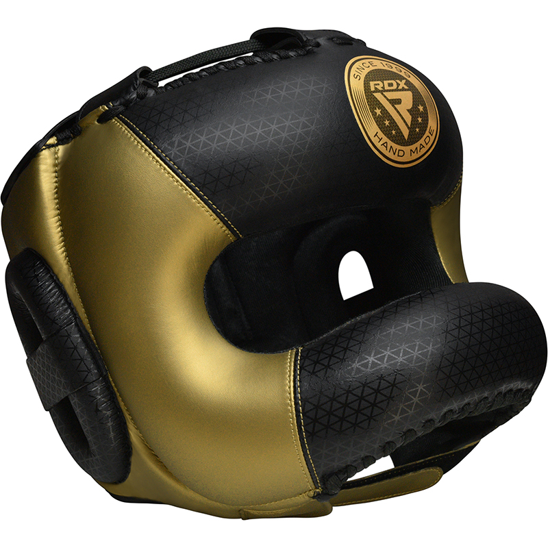 RDX L2 Mark Pro Head Guard With Nose Protection Bar -Golden-M