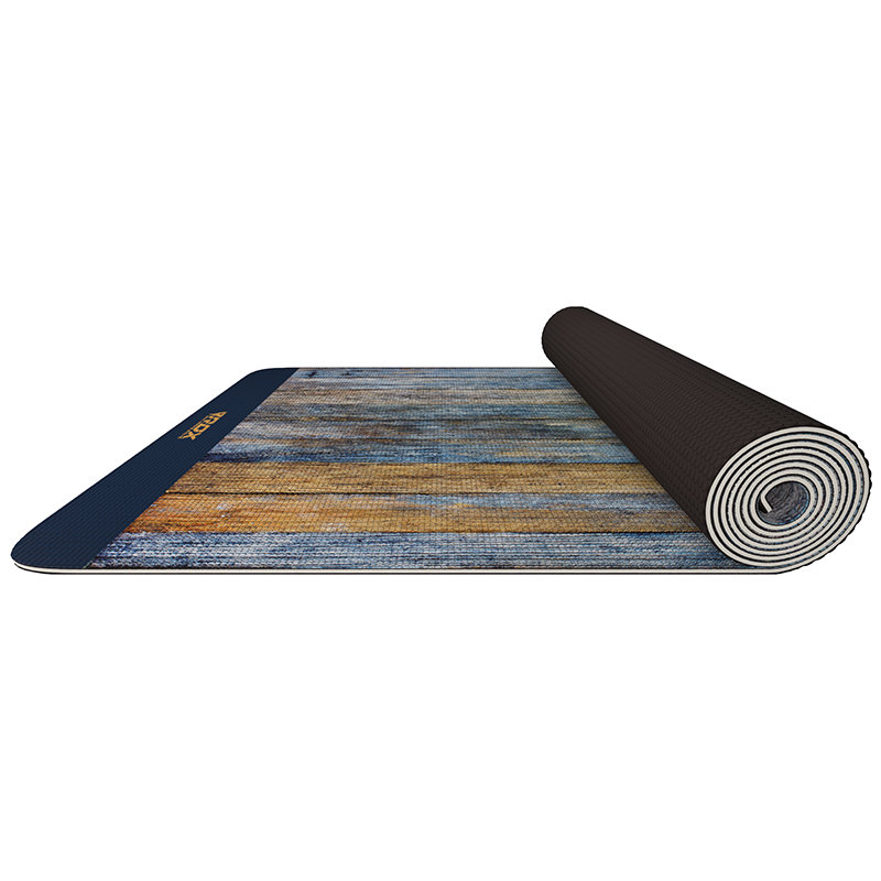 RDX D5 Iris 6mm PVC Yoga Mat Timber Blend
