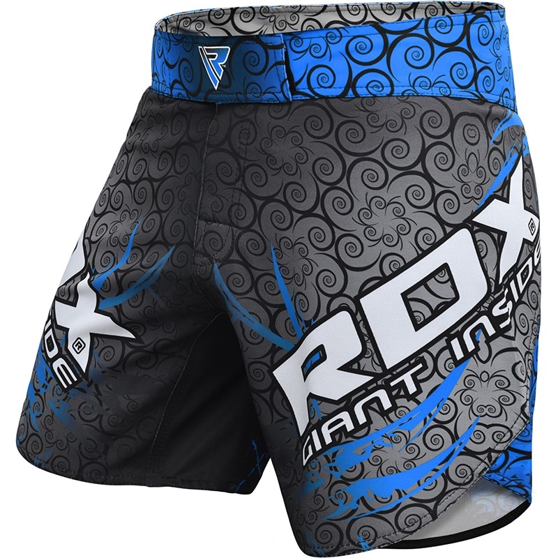 RDX R11 Medium Blue Polyester MMA Shorts
