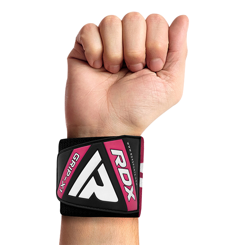 RDX W4 Wrist Support Wraps For Weight Lifting -S-Pink
