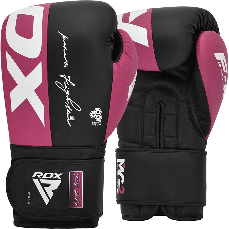 RDX F4 Boxing Sparring Gloves Hook & Loop Pink-10oz