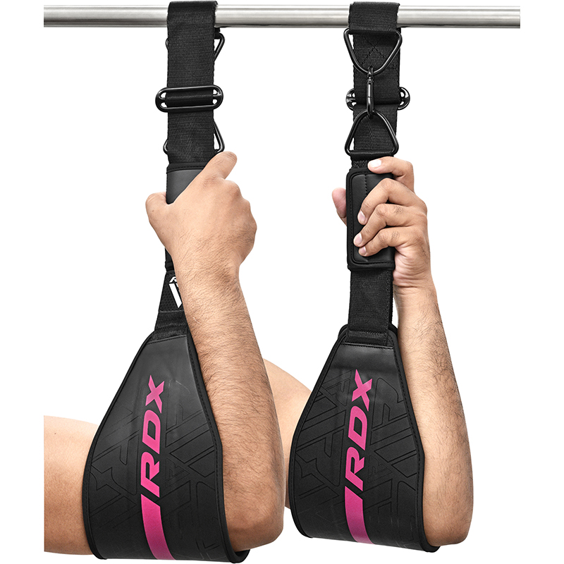 RDX F6 KARA Gym Workout Abs Straps-Pink