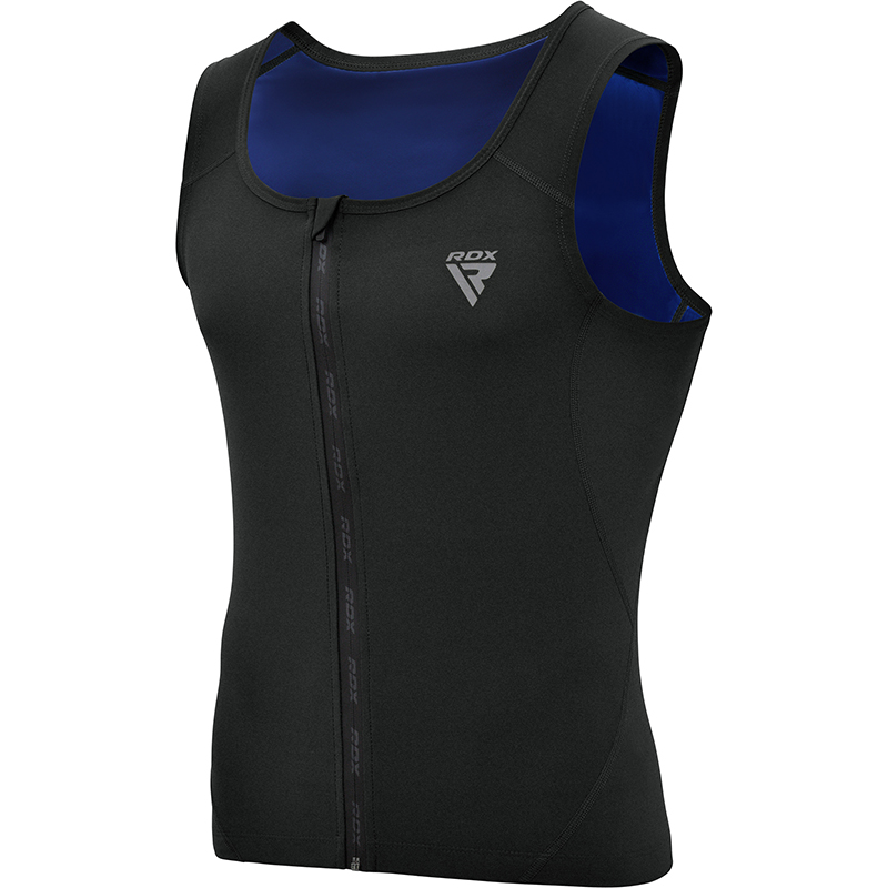 RDX Zippered Men Sweat Vest Black 4XL