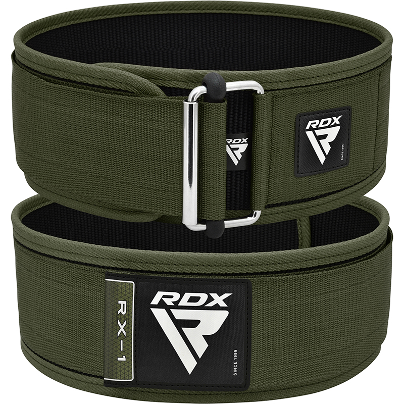 RDX RX1 Cintura Per Sollevamento Pesi S Army Green
