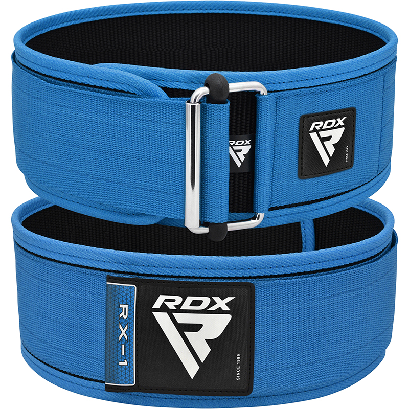 RDX RX1 Weight Lifting Belt-Blue-L