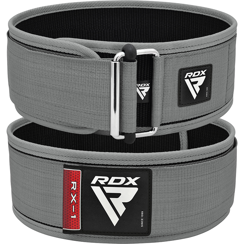 RDX RX1 Cinturón De Levantamiento De Pesas S Gris