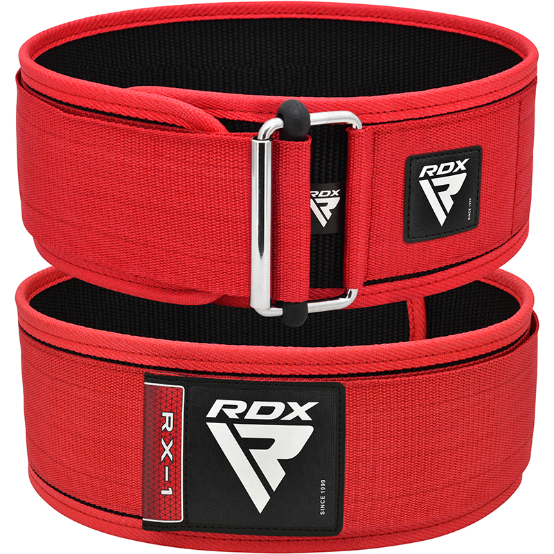 RDX RX1 Cinturón De Levantamiento De Pesas L Rojo